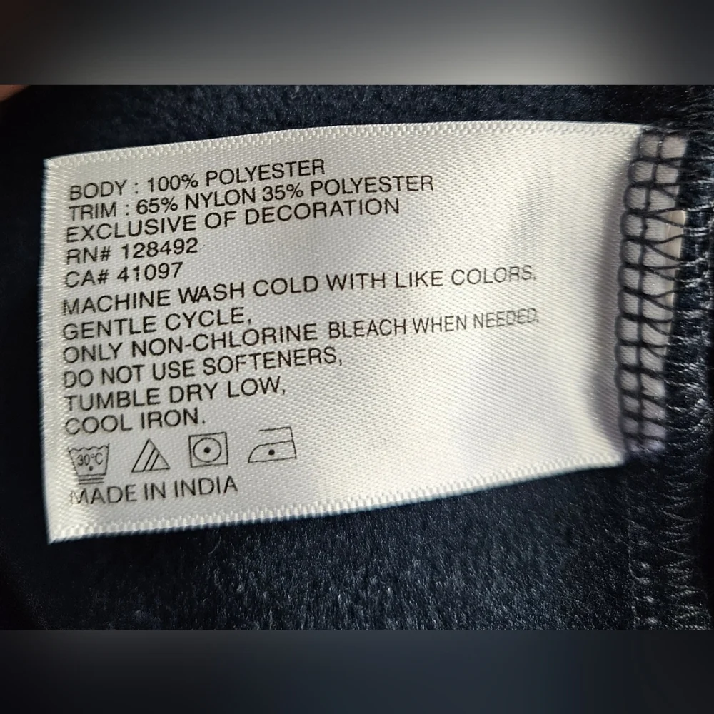 Ridgecut Toughwear Blue Quarter-Zip Performance Pullover Chest Pocket Size L - Picture 6 of 16